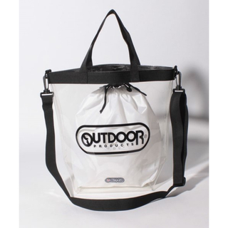 アウトドアプロダクツ(OUTDOOR PRODUCTS)の【outdoor products】クリアトート ショルダーバッグ　巾着2個付き(ショルダーバッグ)