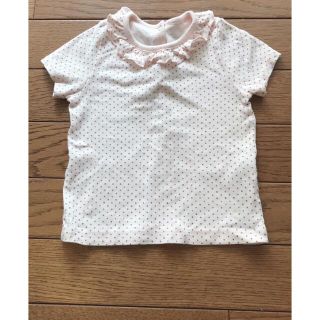 プチバトー(PETIT BATEAU)のプチバトー　未使用　半袖　ドット柄　夏　Tシャツ(Ｔシャツ)