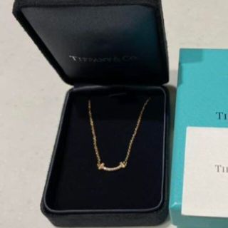 ントな Tiffany ティファニー スマイルミニ ダイヤモンドネックレスの ントな Tiffany ティファニー スマイルミニ ダイヤモンドネックレスの