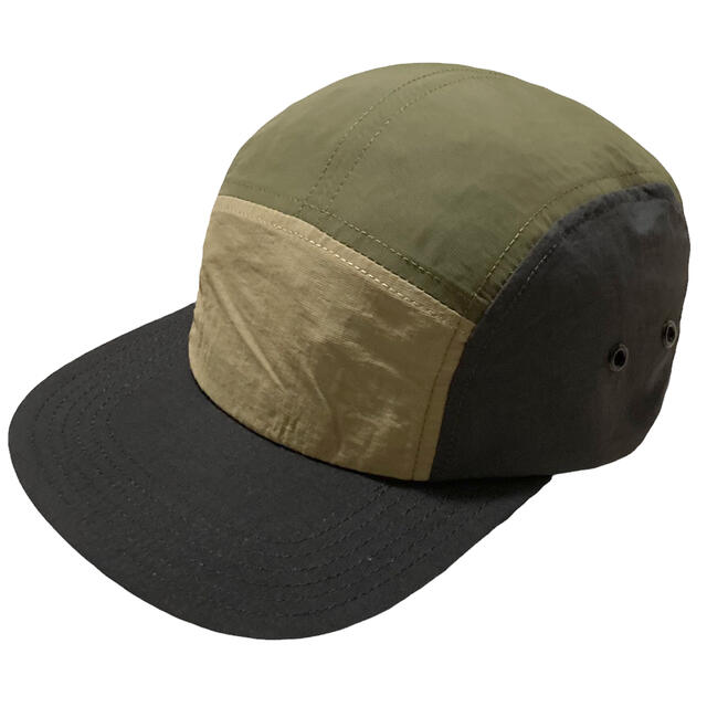 新品未使用　ジェットキャップ　カーキ　グリーン　ネイビー　マルチカラー　F メンズの帽子(キャップ)の商品写真