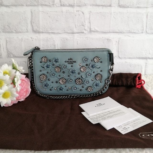 COACH - 美品♥COACHコーチ♥ミニハンドバッグ ティーローズの通販 by ...