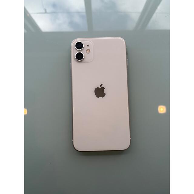 iPhone 11 ホワイト128GB SIMフリー バッテリー残量:81%-