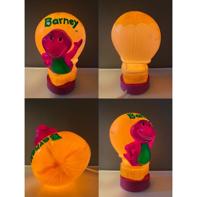 ビンテージ 90s Barney バーニー 卓上 ライト 置物 人形 フィギュア