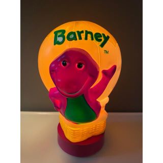 ビンテージ 90s Barney バーニー 卓上 ライト 置物 人形 フィギュア