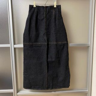 ザラ(ZARA)のPLAN 韓国　スリット　ロングスカート　デニムスカート　デニム　P.L.A.N(ロングスカート)