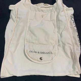 ディーンアンドデルーカ(DEAN & DELUCA)のDEAN&DELUCA エコバッグ 白 (シワあり)(エコバッグ)