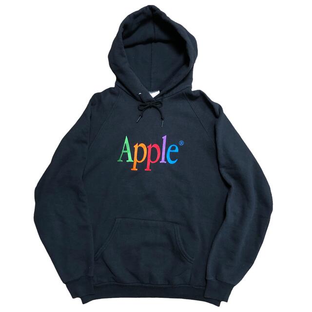90s Apple アップル ロゴ 刺繍 プルオーバー パーカー 企業