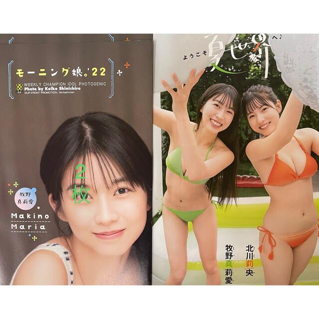 ハロプロ モーニング娘。'22 牧野真莉愛 両面ポスター&グラビア ハロプロ モーニング娘。'22 牧野真莉愛 両面ポスター&グラビア