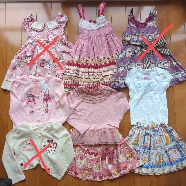 シャーリーテンプル 110 2点セット 着用1〜4回 アナスイミニ-eastgate.mk