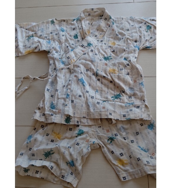 男の子甚平*100 キッズ/ベビー/マタニティのキッズ服男の子用(90cm~)(甚平/浴衣)の商品写真