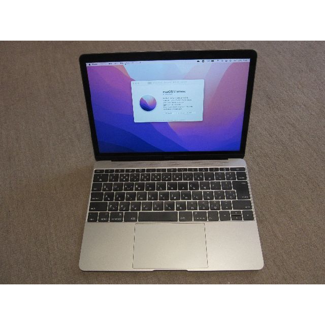 ノートPCMacBook 12-inch early 2016 グレイ 512GB