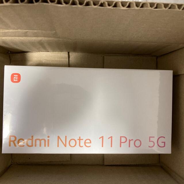 ANDROID(アンドロイド)の未開封 Xiaomi  redmi Note 11 Pro 5G  日本版 G スマホ/家電/カメラのスマートフォン/携帯電話(スマートフォン本体)の商品写真