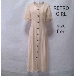 レトロガール(RETRO GIRL)のセール❗RETRO GIRL レトロガール　シャツワンピース　ロングワンピース(ロングワンピース/マキシワンピース)