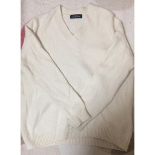 ユナイテッドアローズグリーンレーベルリラクシング(UNITED ARROWS green label relaxing)のグリーンレーベル＊毛100%Vネックニット(ニット/セーター)