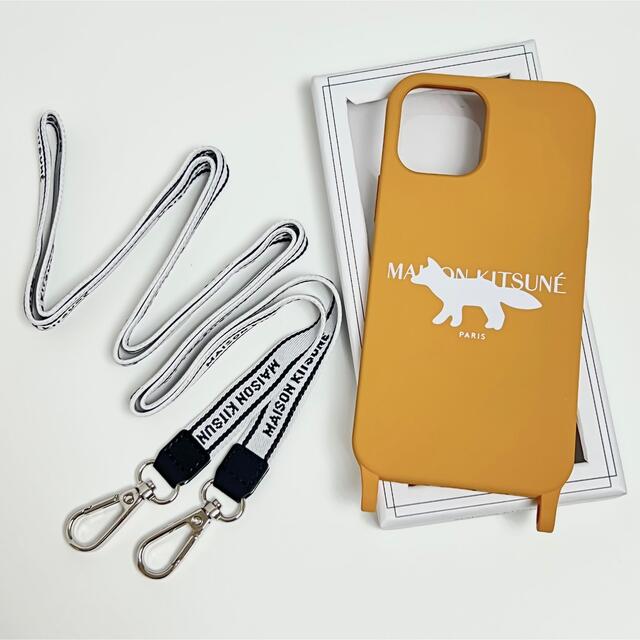 MAISON KITSUNE'(メゾンキツネ)のメゾンキツネ ネック ストラップ iphone12 12pro アイフォンケース スマホ/家電/カメラのスマホアクセサリー(iPhoneケース)の商品写真