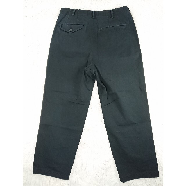 UNIQLO(ユニクロ)のユニクロ +J ワンタック テーパード パンツ 黒 76(M程度) ジルサンダー メンズのパンツ(スラックス)の商品写真