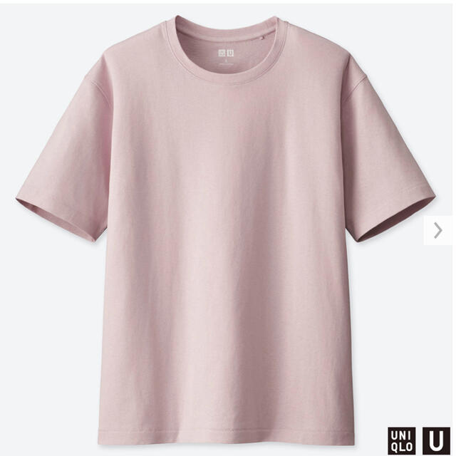 UNIQLO(ユニクロ)のユニクロ　リラックス　フィット　クルーネックT  ライトパープル　Tシャツ レディースのトップス(Tシャツ(半袖/袖なし))の商品写真