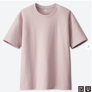 ユニクロ(UNIQLO)のユニクロ　リラックス　フィット　クルーネックT  ライトパープル　Tシャツ(Tシャツ(半袖/袖なし))