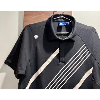 デサント(DESCENTE)のDESCENTE GOLF ポロシャツ ブラック o デサントゴルフ 半袖メンズ(ウエア)