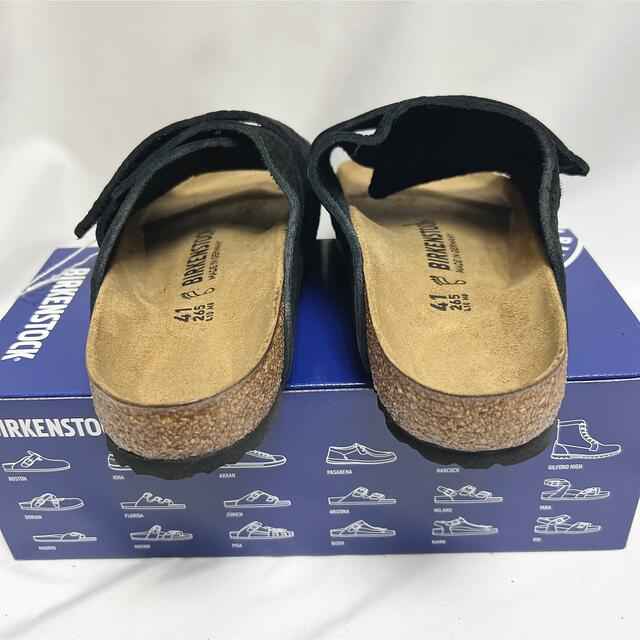 ビルケンシュトック Kyoto レザー サンダル BIRKENSTOCK 黒