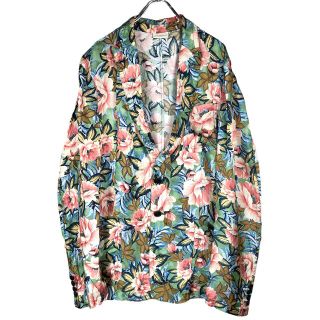 ドリスヴァンノッテン(DRIES VAN NOTEN)のDRIES VAN NOTEN 花柄 総柄 レーヨン テーラードジャケット(テーラードジャケット)