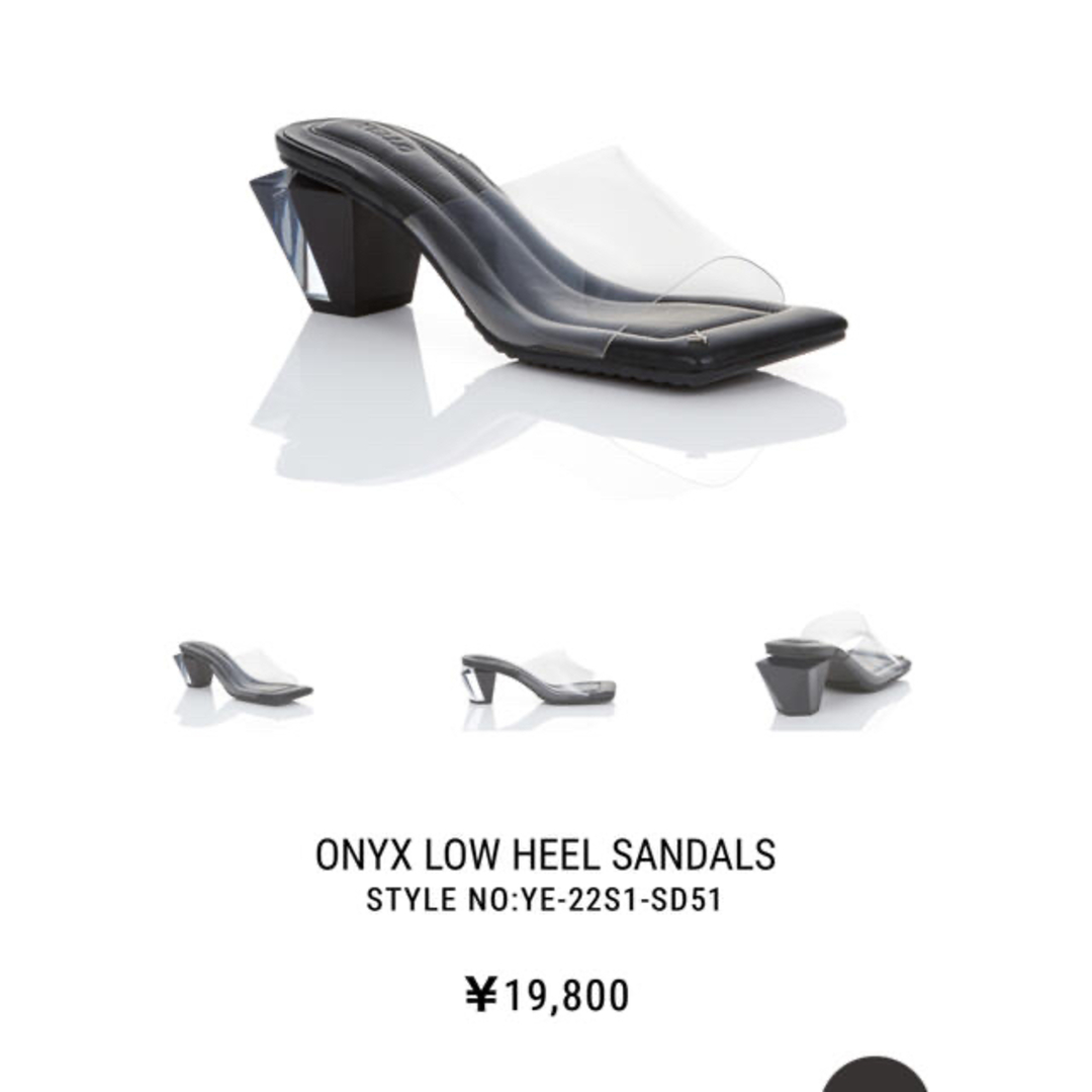 ONYX LOW HEEL SANDALS靴/シューズ