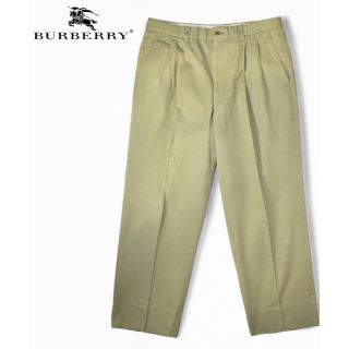 バーバリー(BURBERRY)の90s Burberrys バーバリー ツータック スラックス パンツ(スラックス)