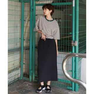 アンティローザ(Auntie Rosa)のカラーナロースカート　Antie Rosa Holiday 【新品】(ロングスカート)