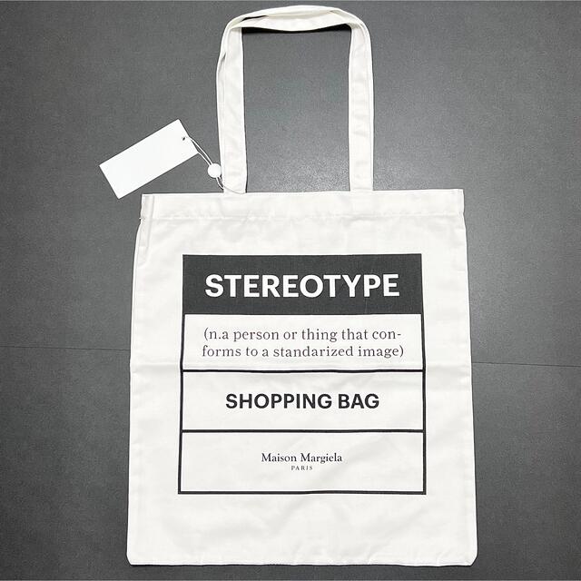 メゾンマルジェラ トートバッグ Stereotype Tote bag エコ 白 - トート