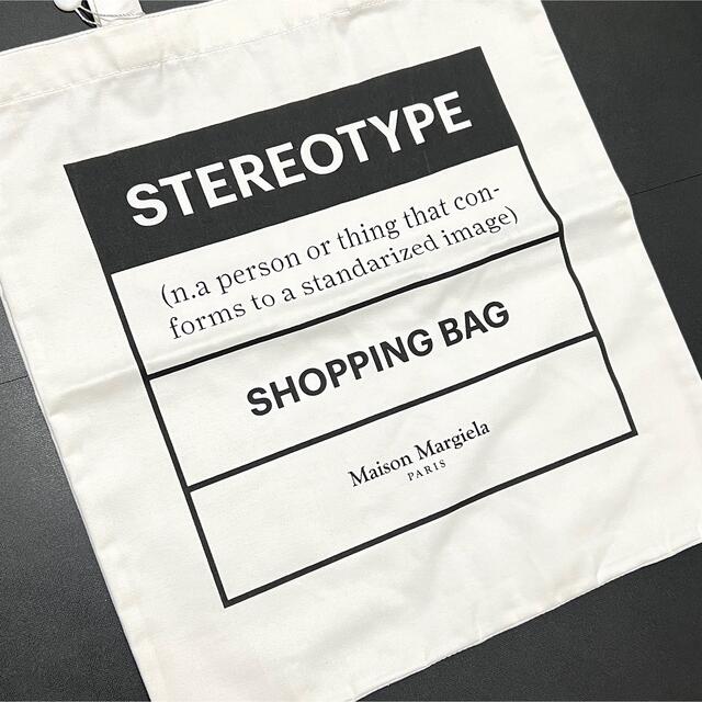 メゾンマルジェラ トートバッグ Stereotype Tote bag エコ 白
