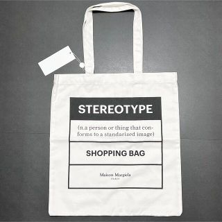 メゾンマルジェラ トートバッグ Stereotype Tote bag エコ 白