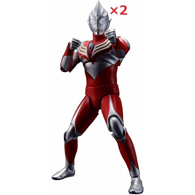 2個 S.H.Figuarts（真骨彫製法）ウルトラマンティガ パワータイプ