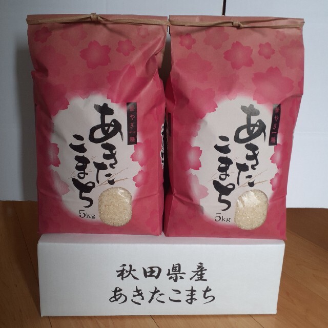 米　令和3年産あきたこまち精米10kg(5kg×2袋)　米/穀物