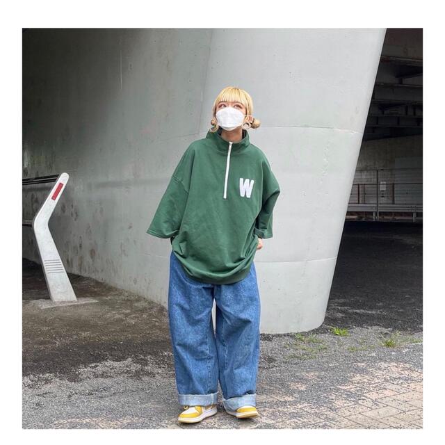 WudgeBoy W half zip t-shirt green L