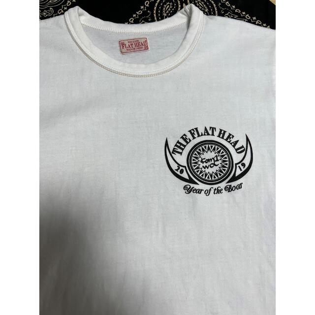 THE FLAT HEAD(フラットヘッド)の【希少！限定】フラットヘッド干支Tシャツ　小松美羽⑥ メンズのトップス(Tシャツ/カットソー(半袖/袖なし))の商品写真