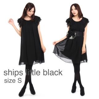 シップス(SHIPS)のシップスリトルブラック ships little black ワンピース ドレス(ミディアムドレス)