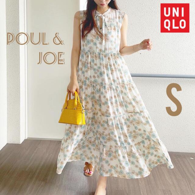 ユニクロ ポール&ジョー ティアードワンピース ロングノースリーブワンピース | フリマアプリ ラクマ