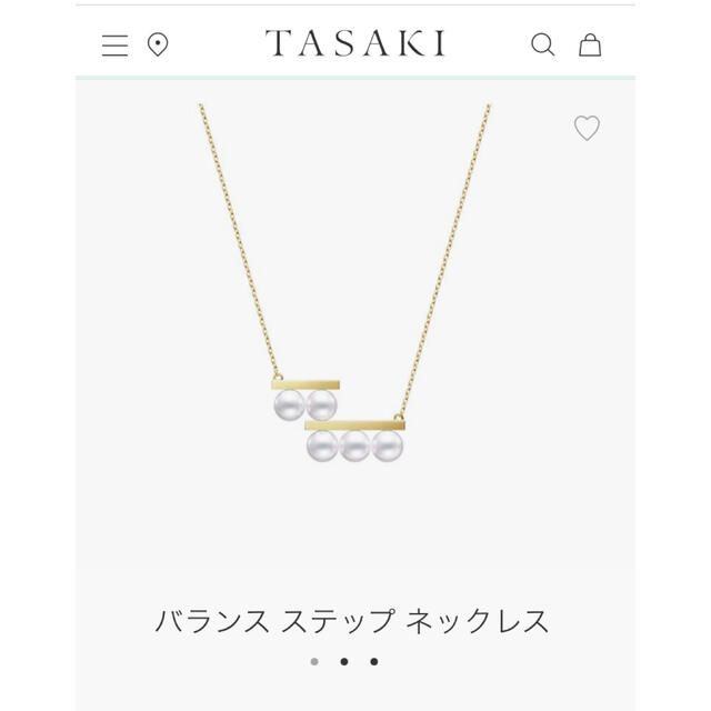 TASAKI タサキ　バランスステップネックレス