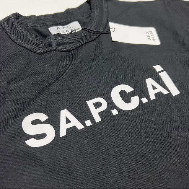 sacai x A.P.C. Men's Kiyo T-Shirt Black