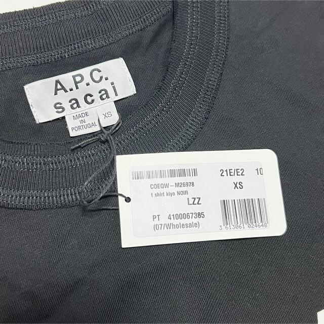 A.P.C. SACAI ロゴ Tシャツ 黒 アーペーセー サカイ Kiyo 9