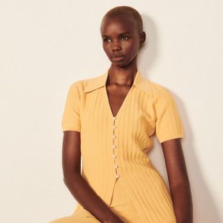 ❤️Sandro 新作 新品 オレンジカーディガン 綺麗 ー上品