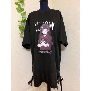 真夜中のメロクロ♡サンリオ クロミTシャツ 大きいサイズ 4L