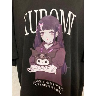 真夜中のメロクロ♡サンリオ クロミTシャツ 大きいサイズ 4L