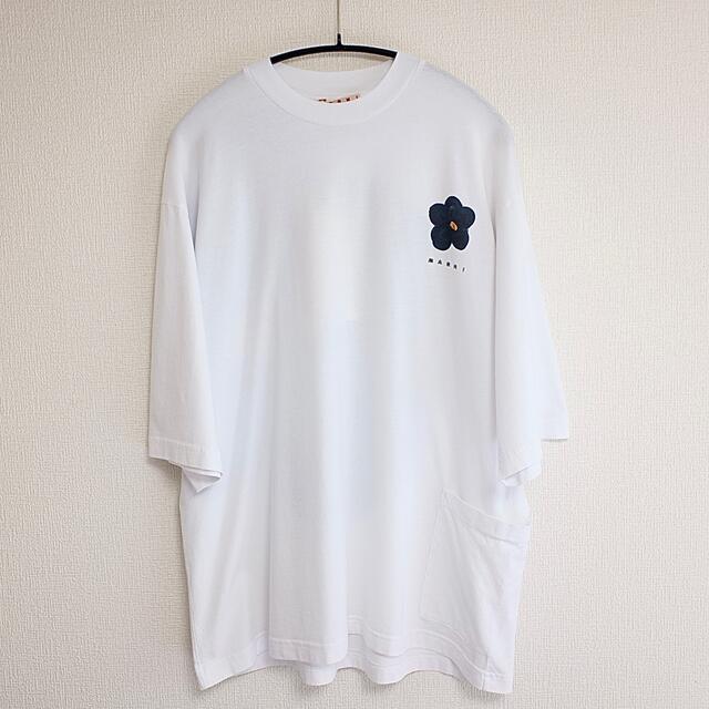 新品正規品 22ss MARNI Daisy ロゴ プリント Tシャツ