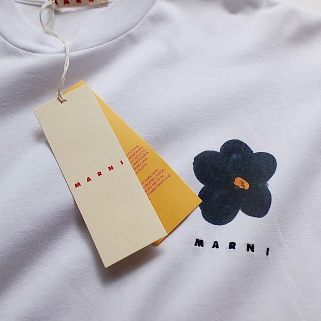 新品正規品 22ss MARNI Daisy ロゴ プリント Tシャツ