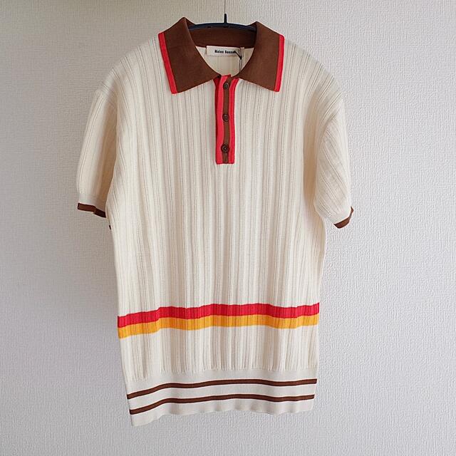 新品正規品 22ss wales bonner sun ニット ポロシャツ 新品即決 18850