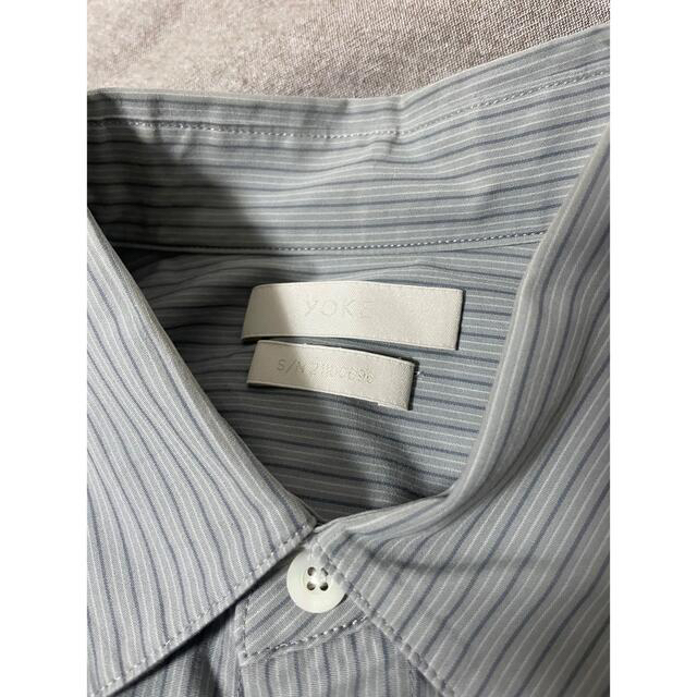 YOKE21ss Full Open Striped Shirts