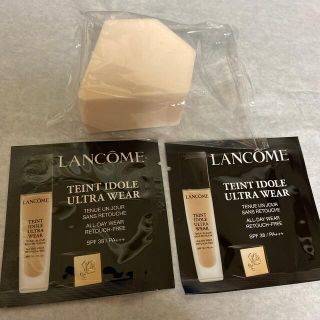 ランコム(LANCOME)のランコム　スポンジ　リキッドファンデ サンプル(サンプル/トライアルキット)