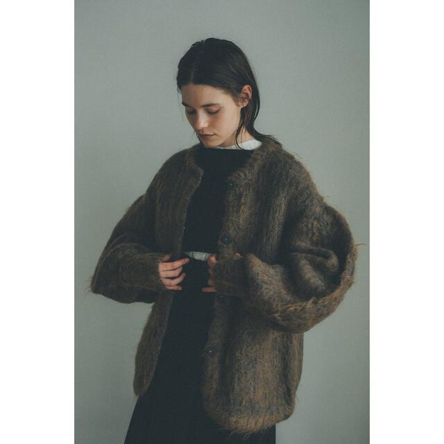 CLANE(クラネ)のCOLOR MOHAIR SHAGGY CARDIGAN❤︎ネイビー レディースのトップス(カーディガン)の商品写真