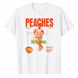 Justin Bieber ジャスティンビーバー　peaches Tシャツ(Tシャツ/カットソー(半袖/袖なし))